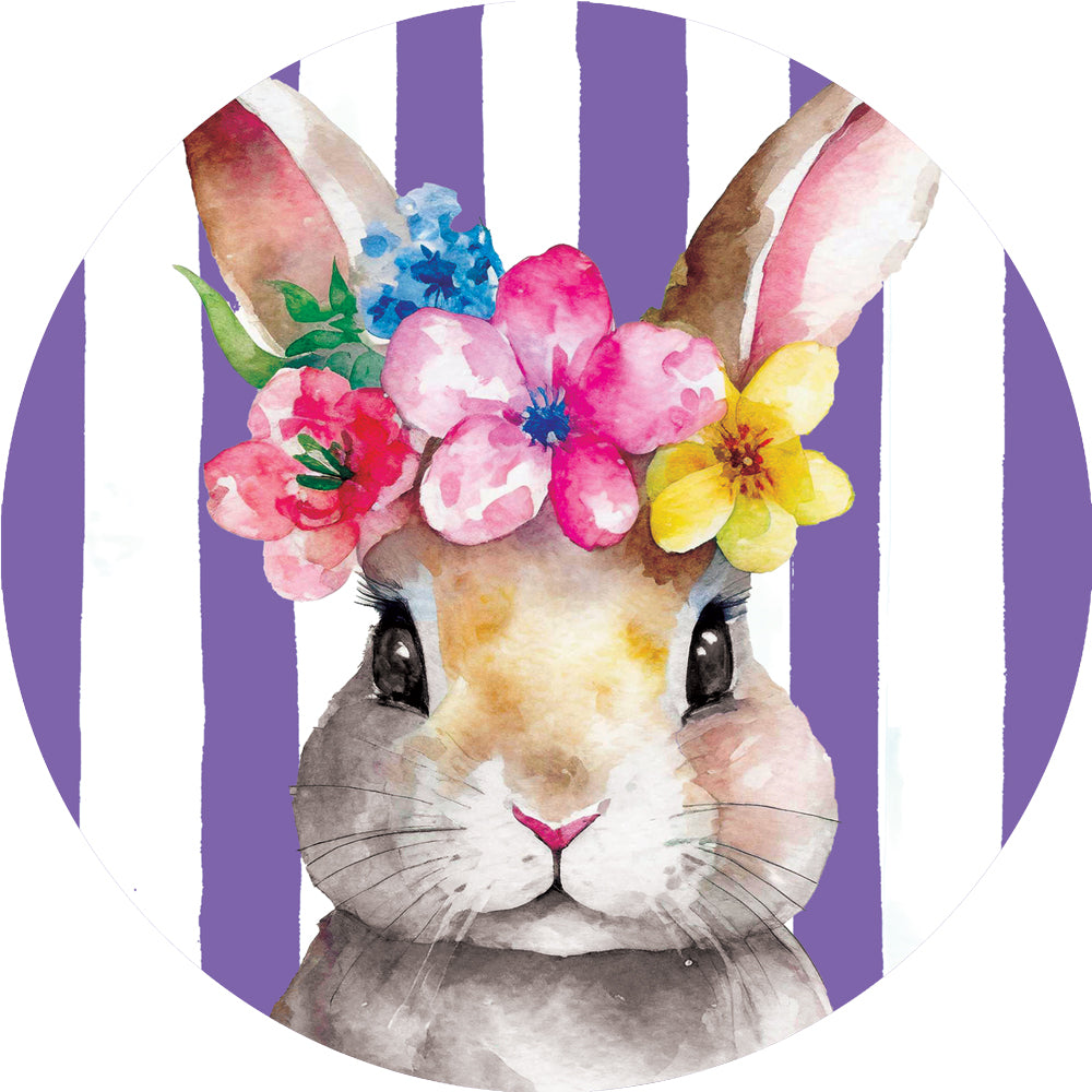 Floral Bunny-Suncatcher