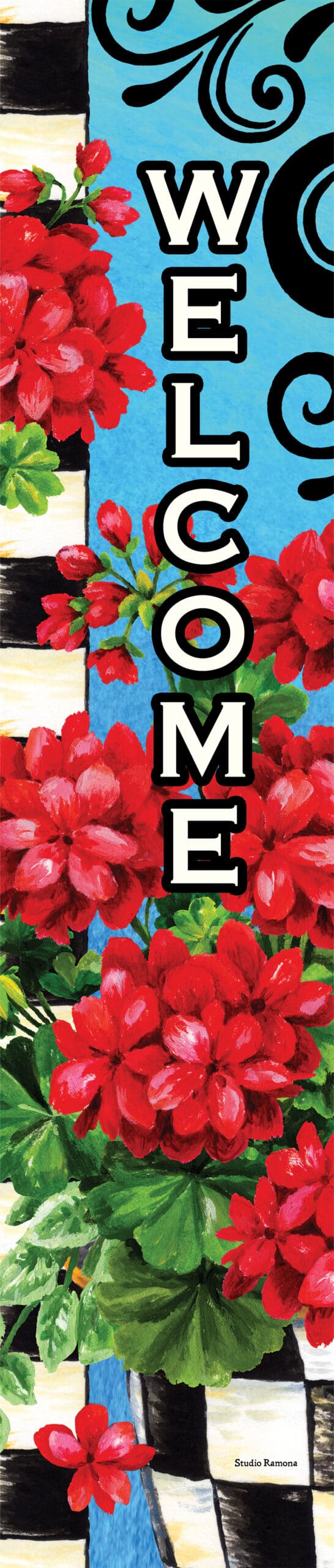 Yard Expression-Checkered Geranium