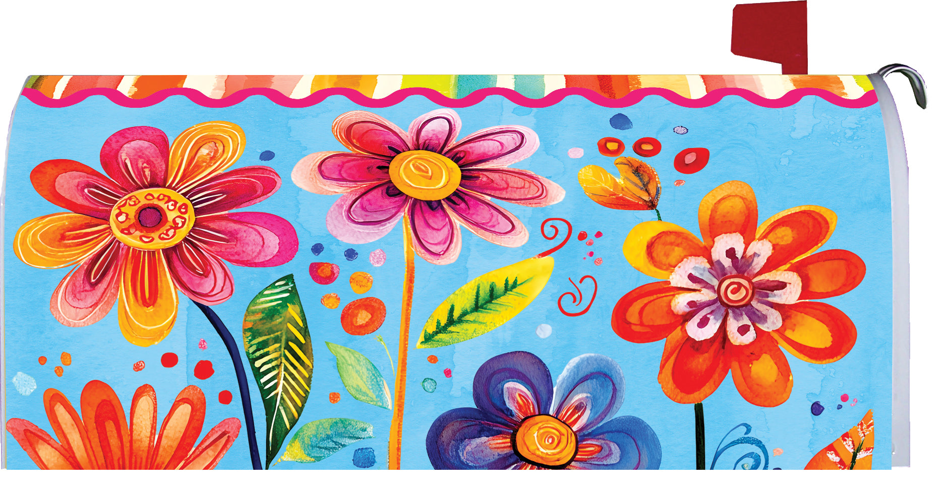 Funky Flowers-Mailbox Makeover