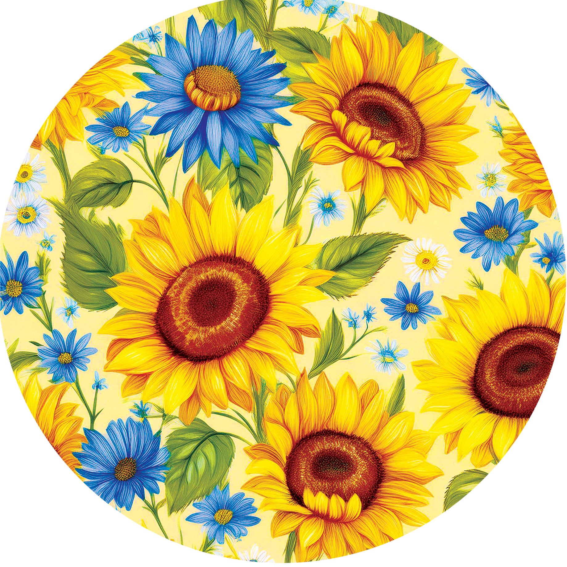 Sunflowers and Daisies-Suncatcher