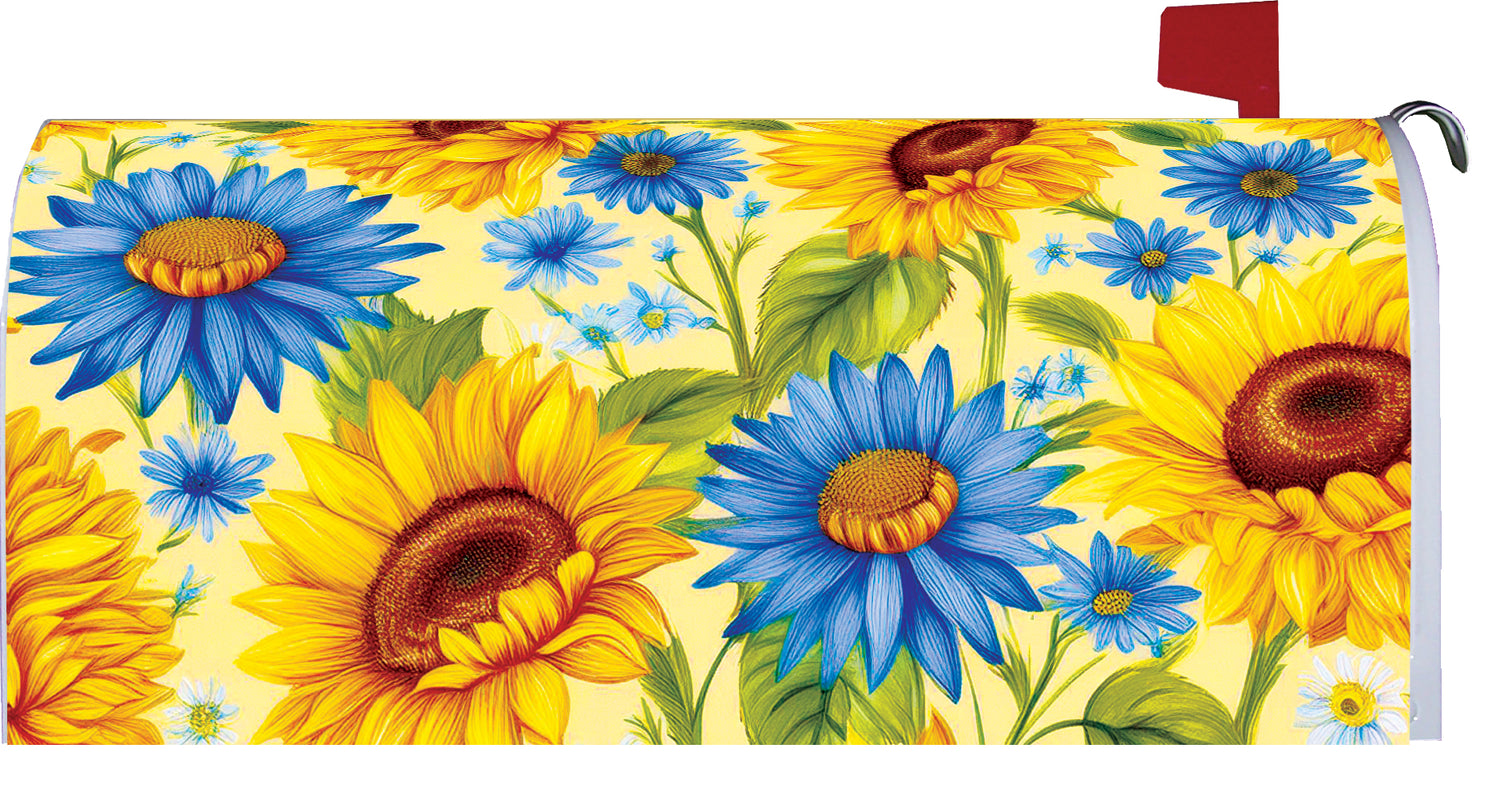 Sunflowers and Daisies-Mailbox Makeover