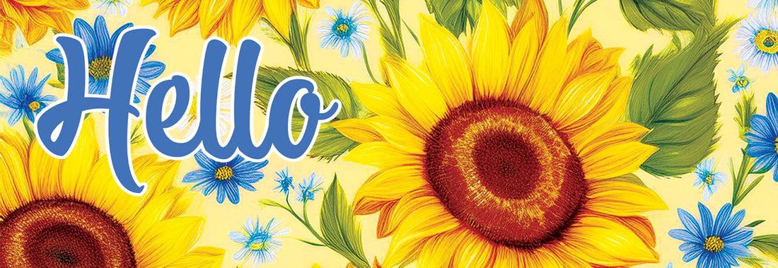Signature Sign-Sunflower and Daisies