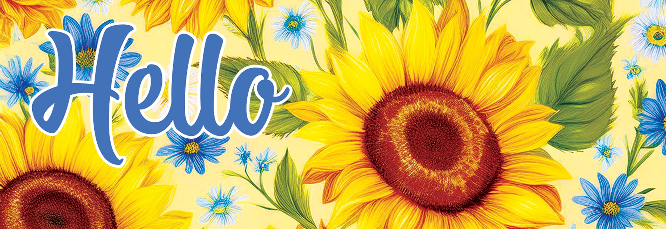 Signature Sign-Sunflower and Daisies