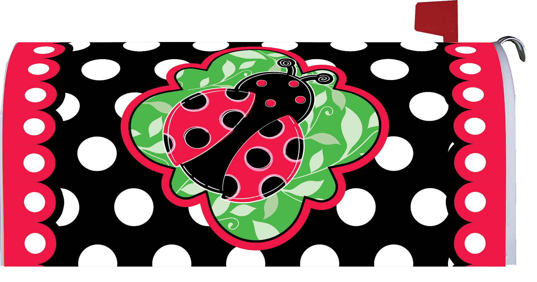 Spotted Ladybug-Mailbox Makeover