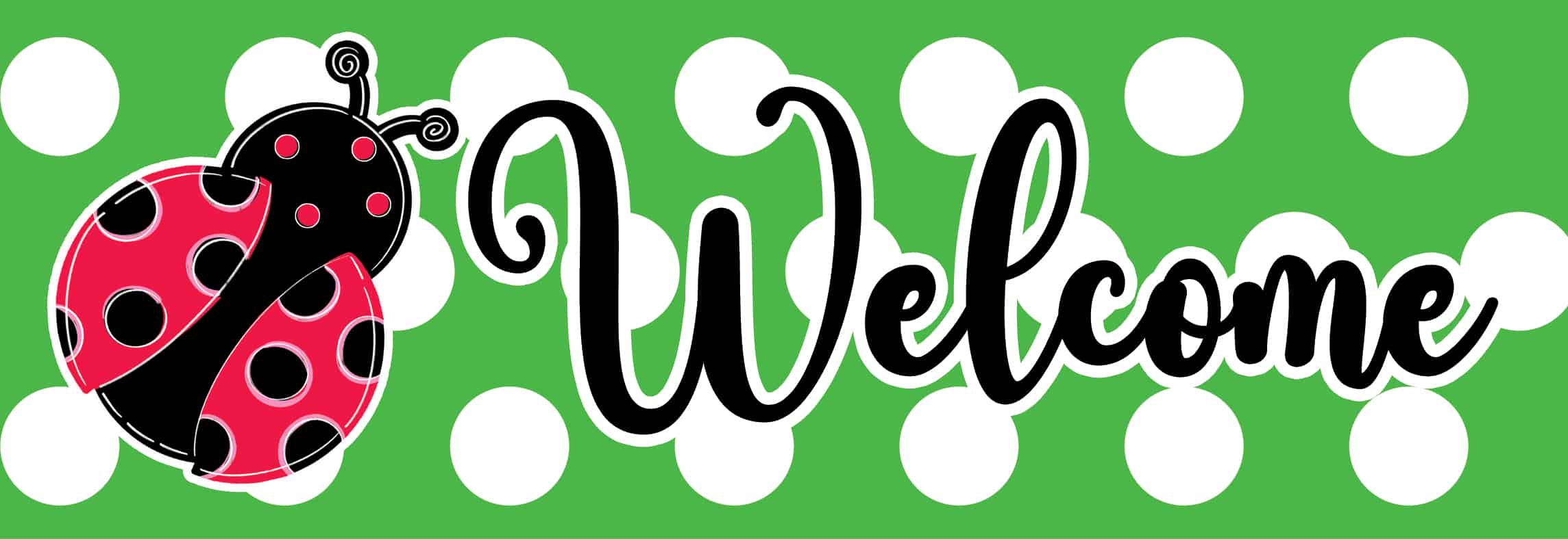 Signature Sign-Spotted Ladybug