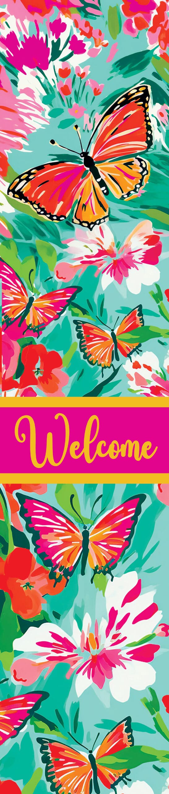 Yard Expression-Vibrant Butterflies