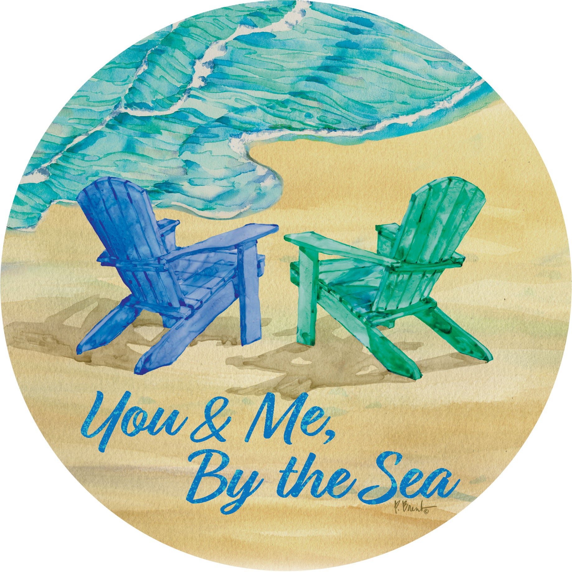 By the Sea-Accent Magnet