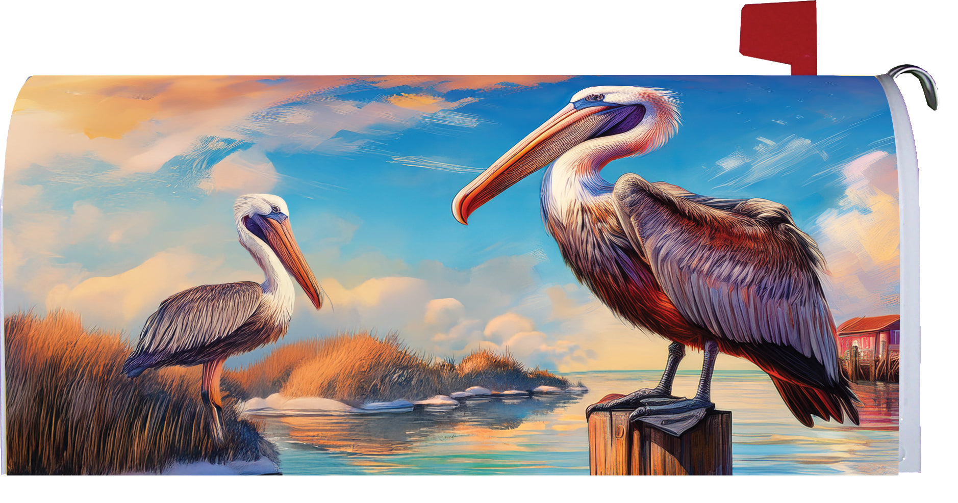 Pelican on Post-Mailbox Makeover