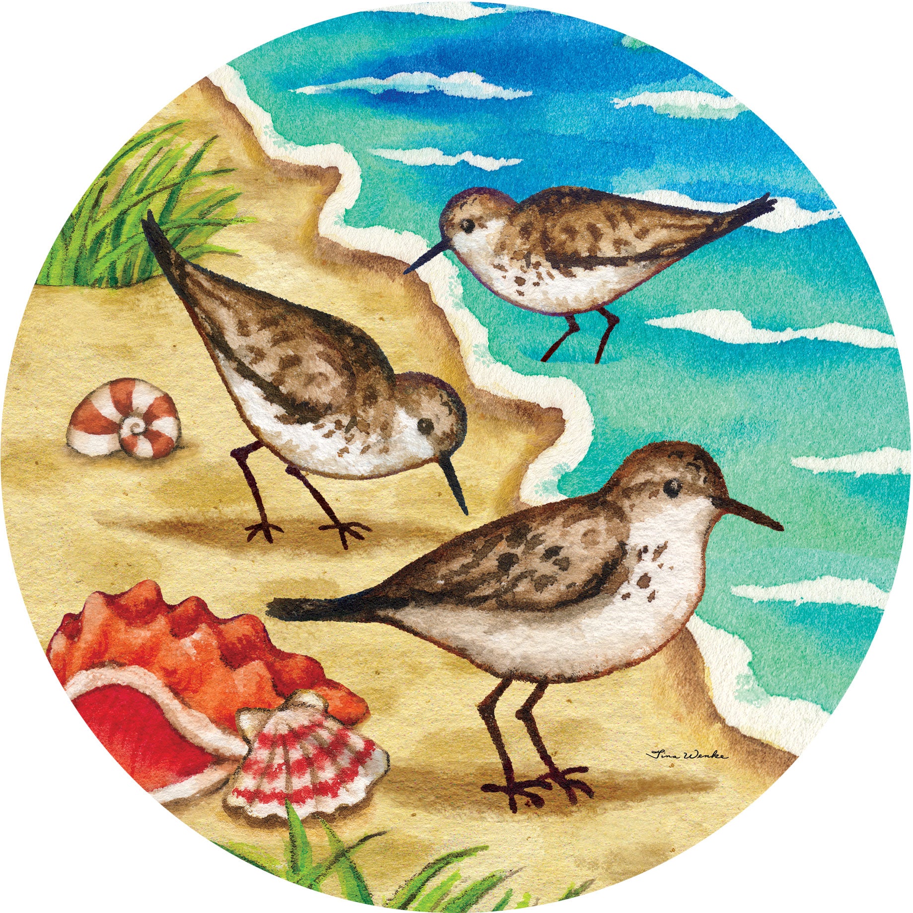 Sandpipers-Suncatcher