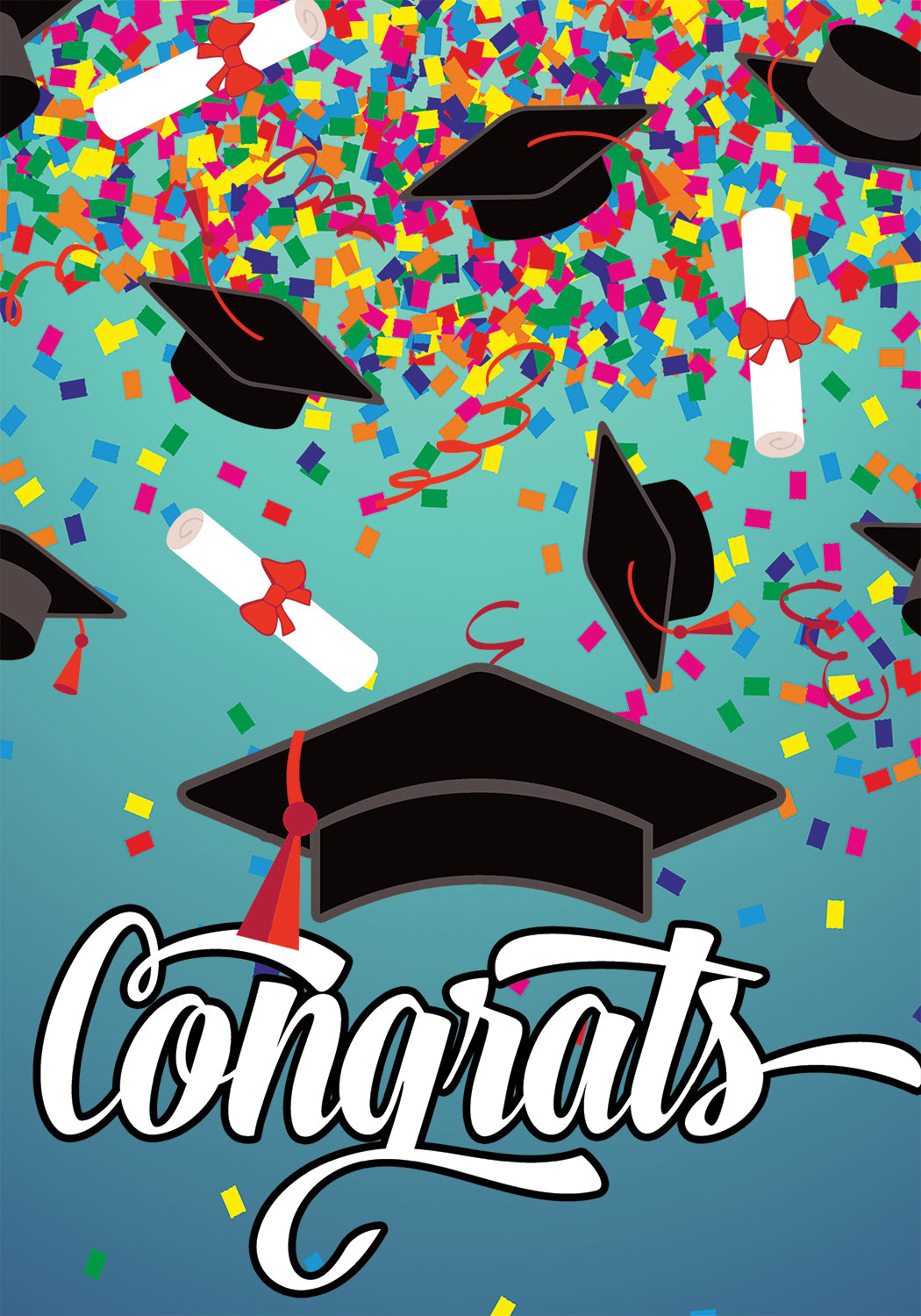 Congrats Grad!-Flag