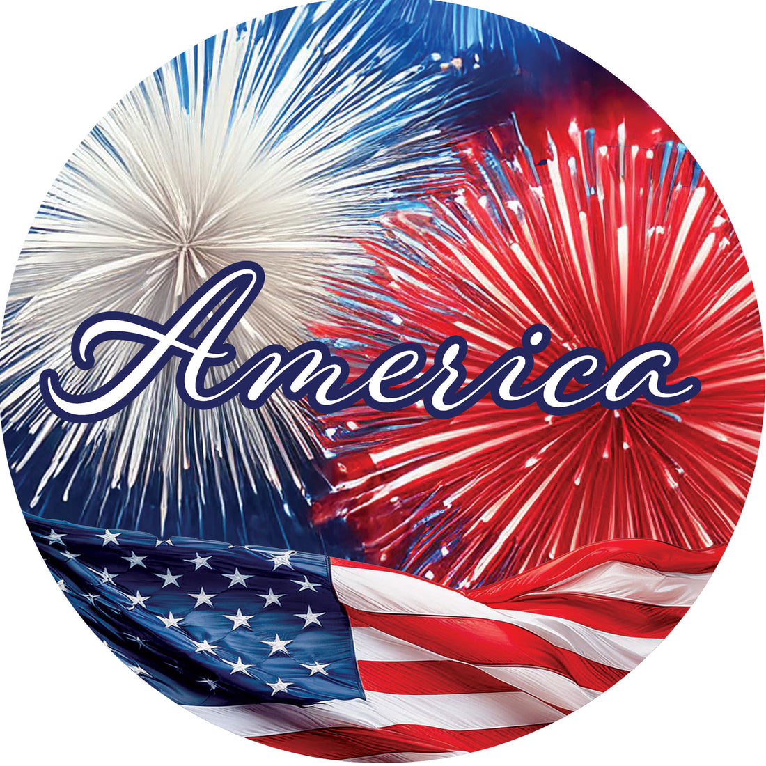 America Fireworks-Accent Magnet