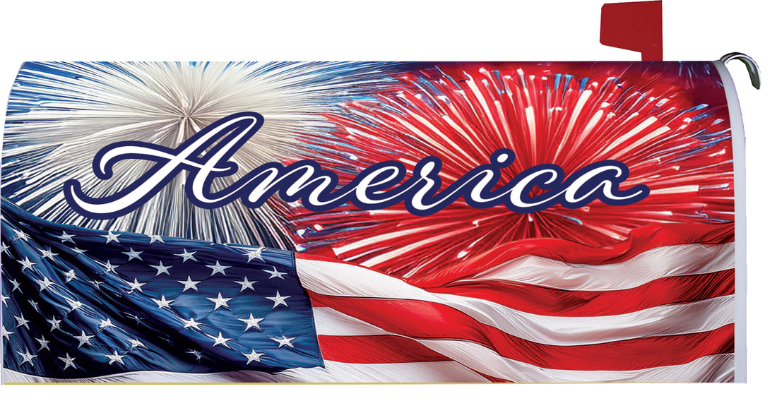 America Fireworks-Mailbox Makeover