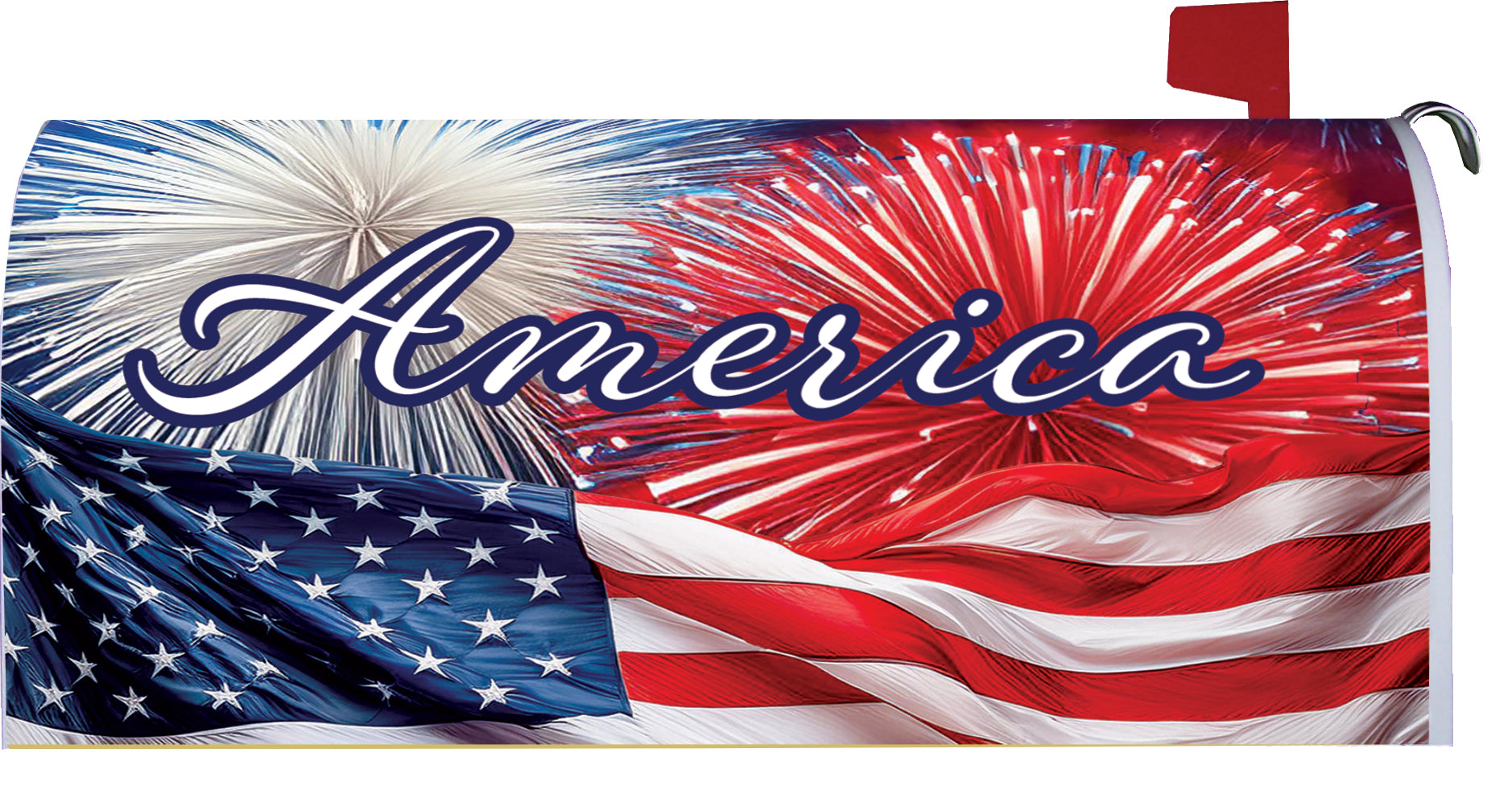 America Fireworks-Mailbox Makeover