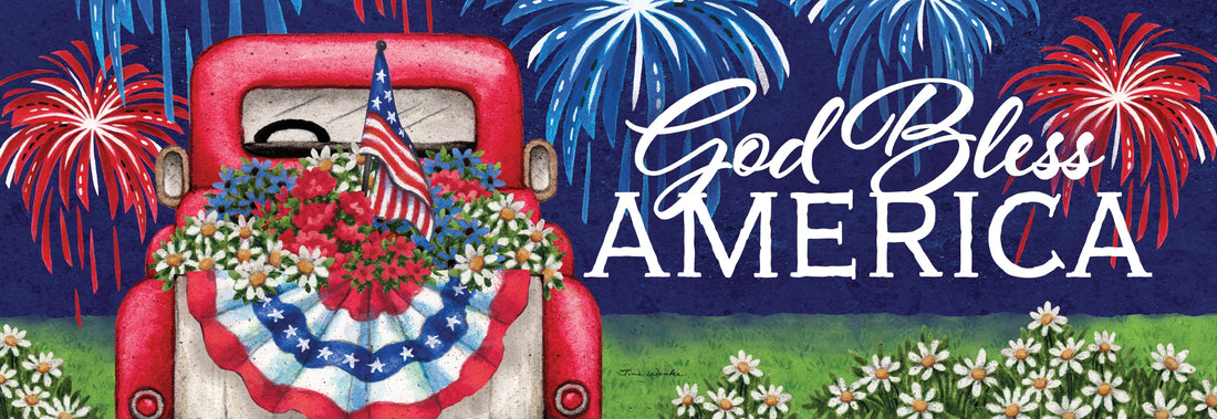 Signature Sign-Patriotic Truck