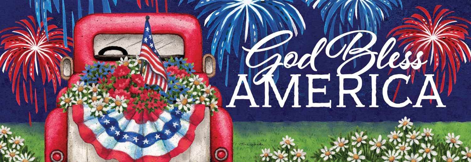 Signature Sign-Patriotic Truck