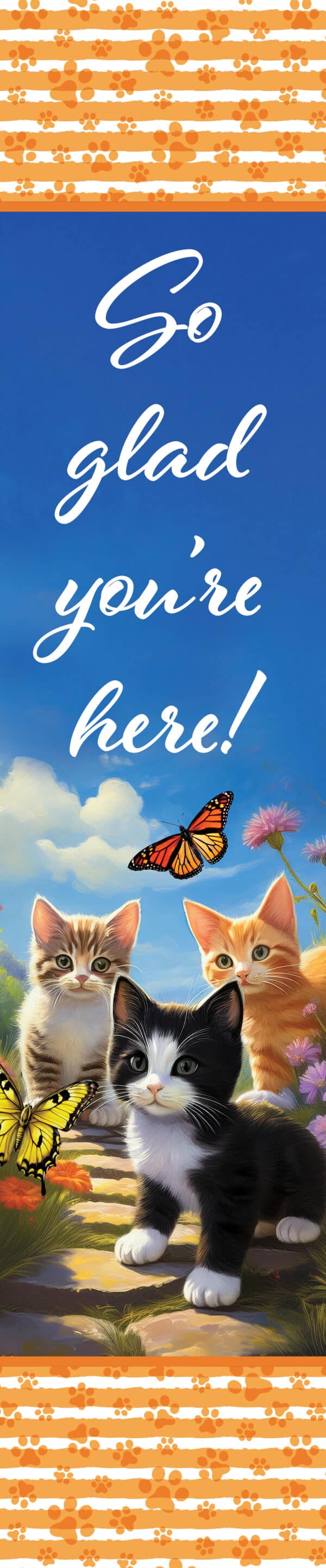 Yard Expression-Kittens and Butterflies