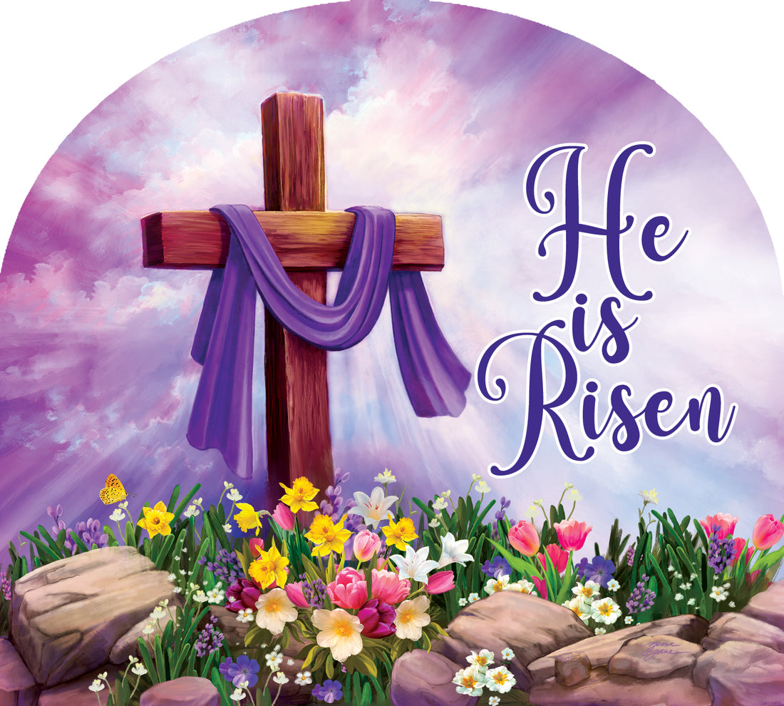 Cross and Flowers-Arbor Mate