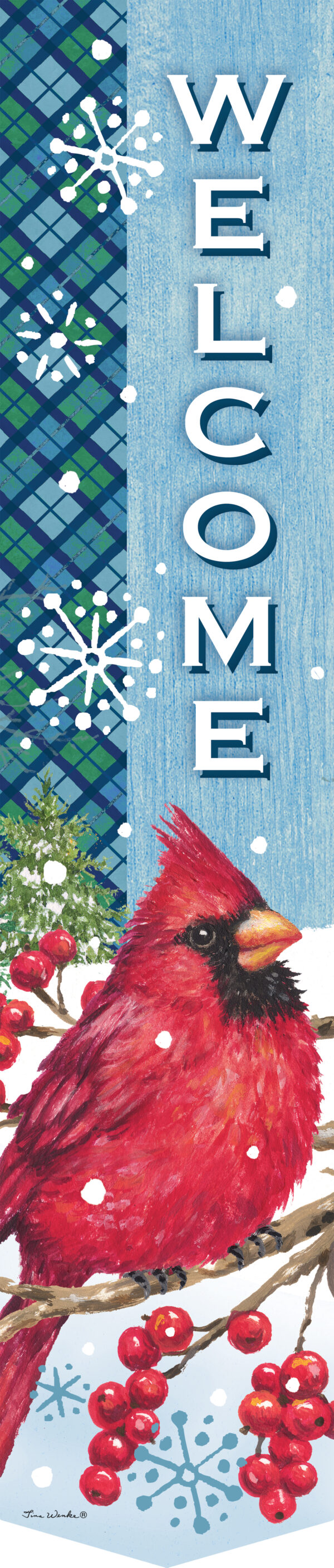 Winter Cardinal-Door Expression