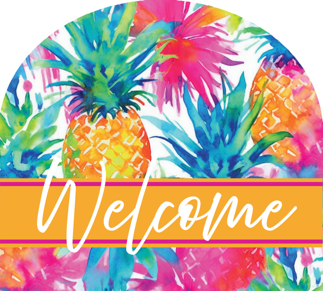 Watercolor Pineapples-Arbor Mate