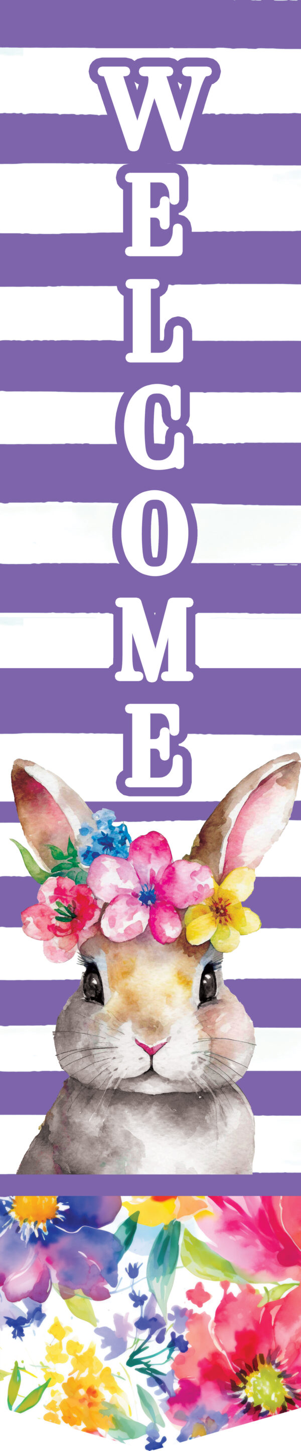 Floral Bunny-Door Expression