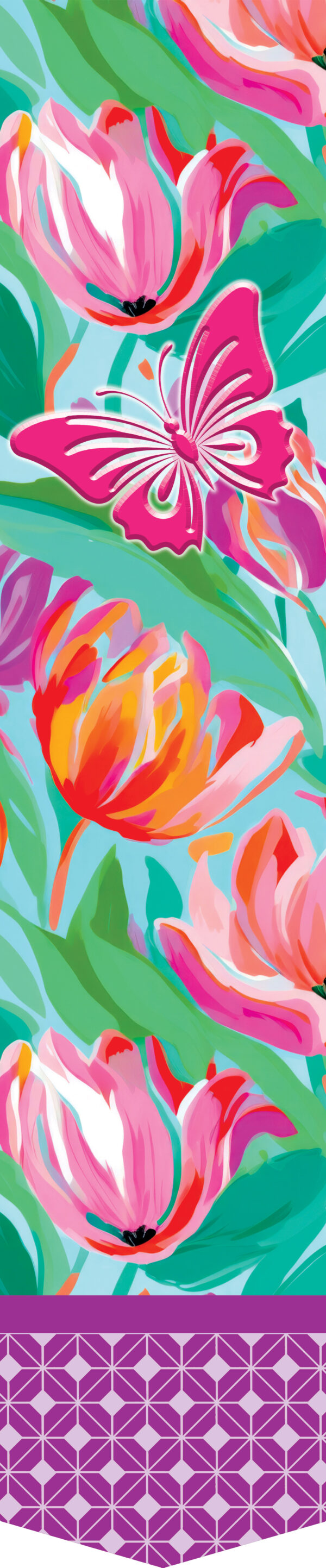 Vibrant Flowers-Door Expression