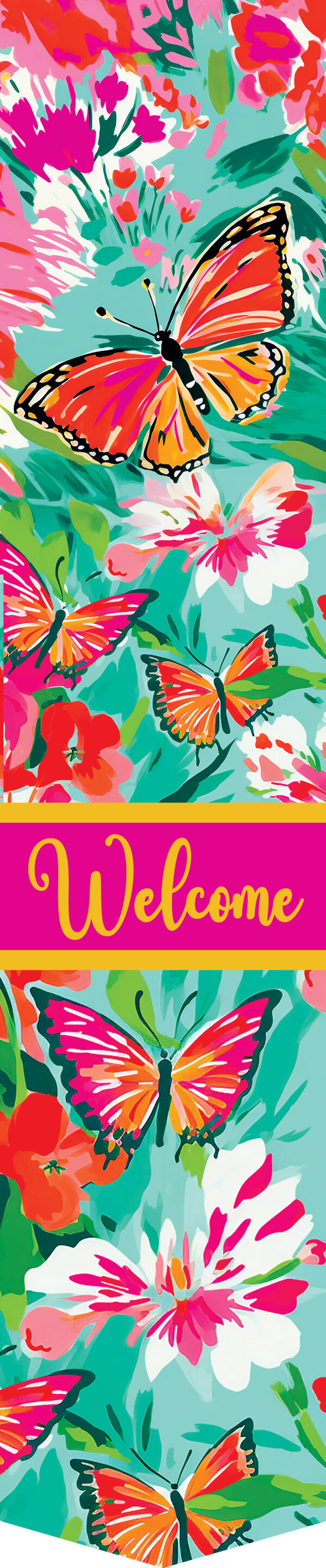 Vibrant Butterflies-Door Expression