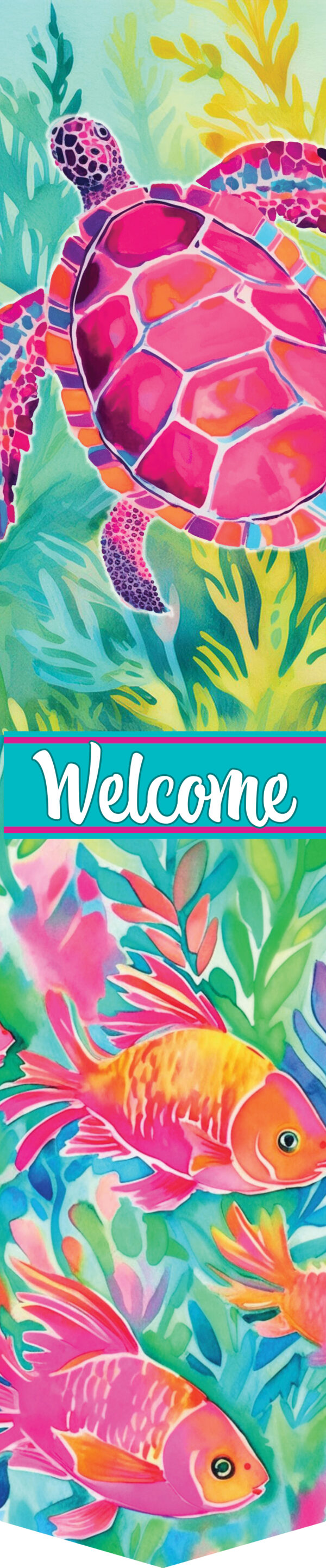 Watercolor Turtles-Door Expression