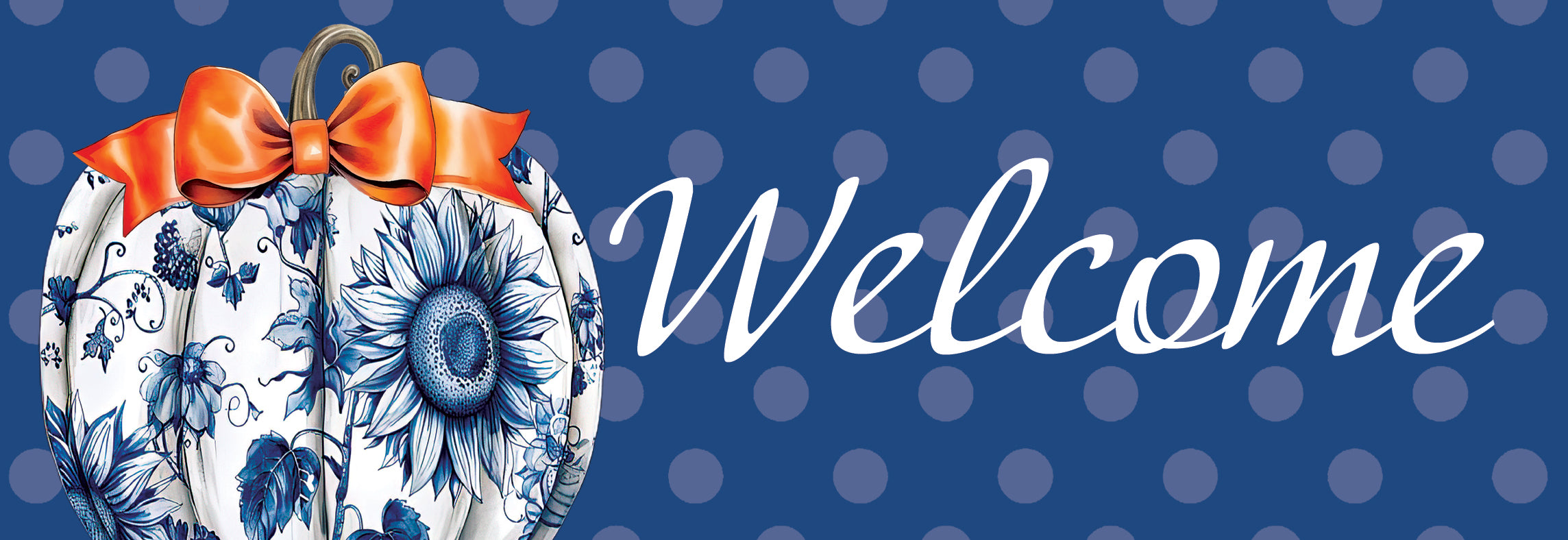 Chinoiserie Pumpkins Trio-Signature Sign