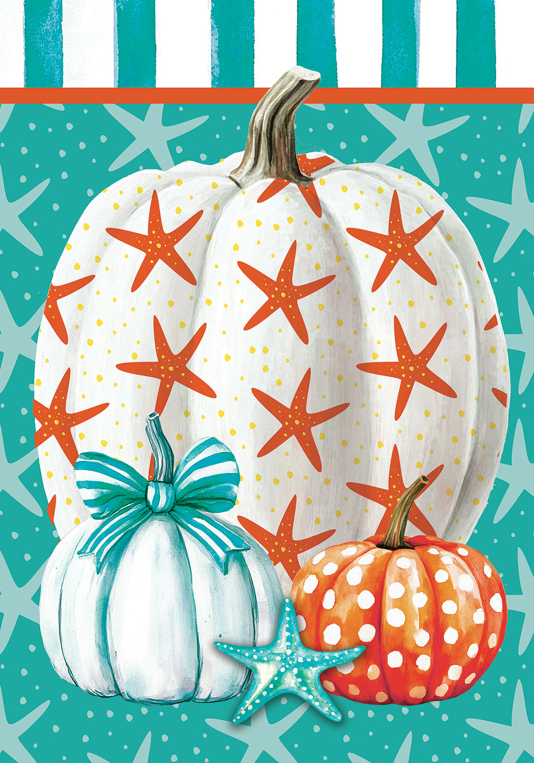 Starfish Pumpkin-Flag