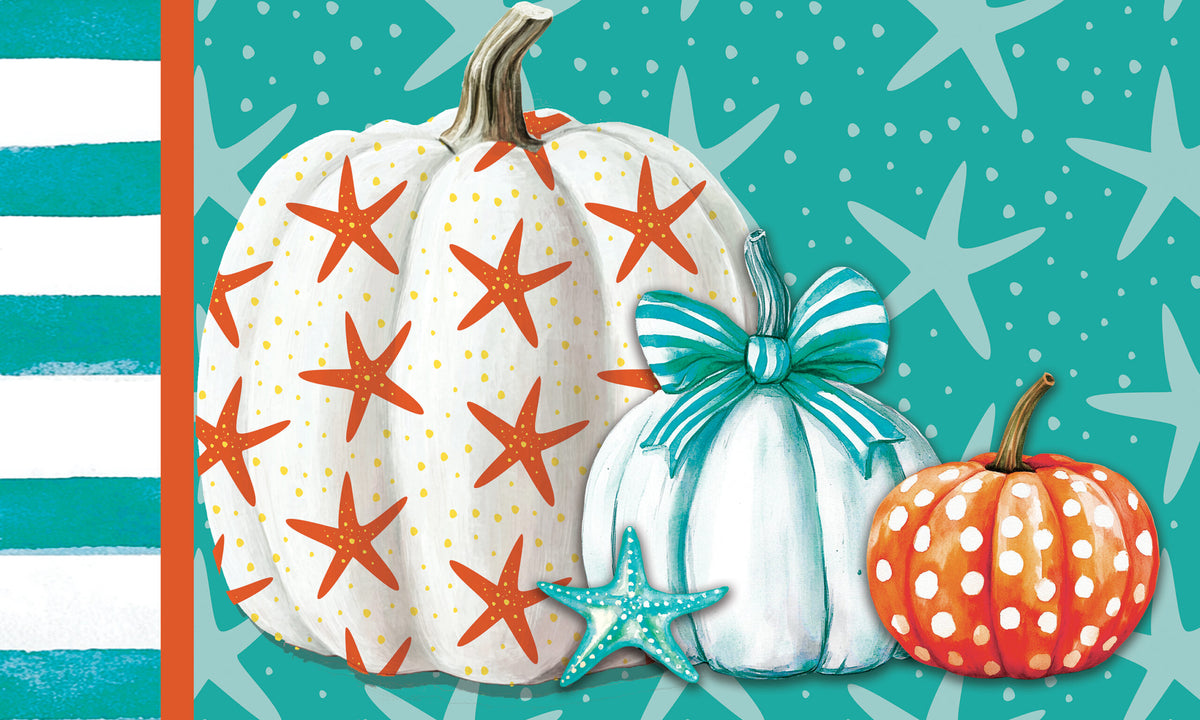 Starfish Pumpkin- Floor Mat