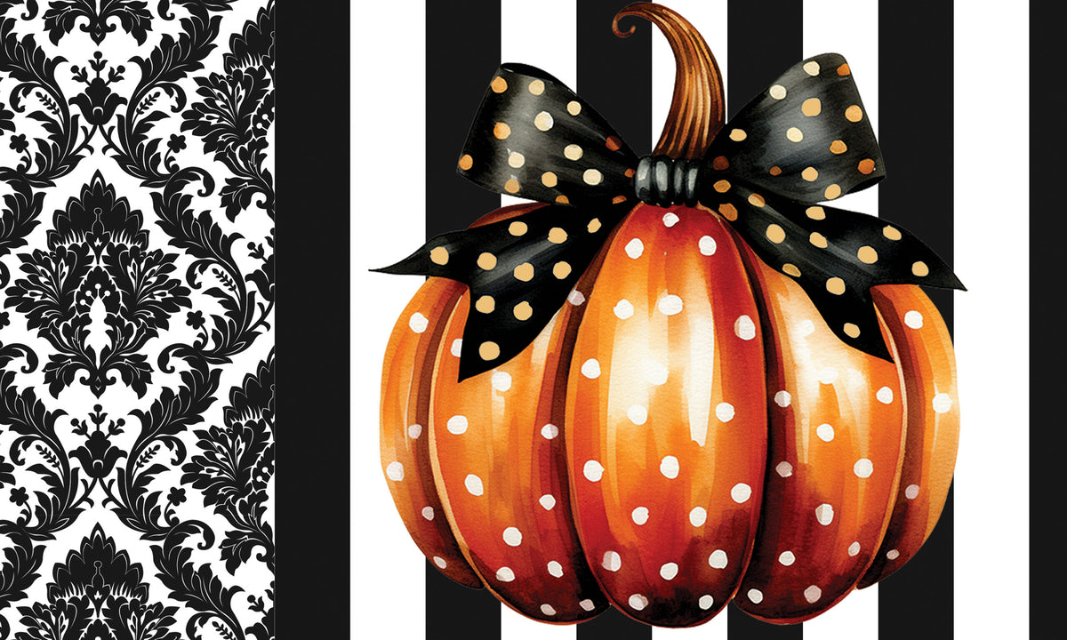 Elegant Pumpkin- Floor Mat