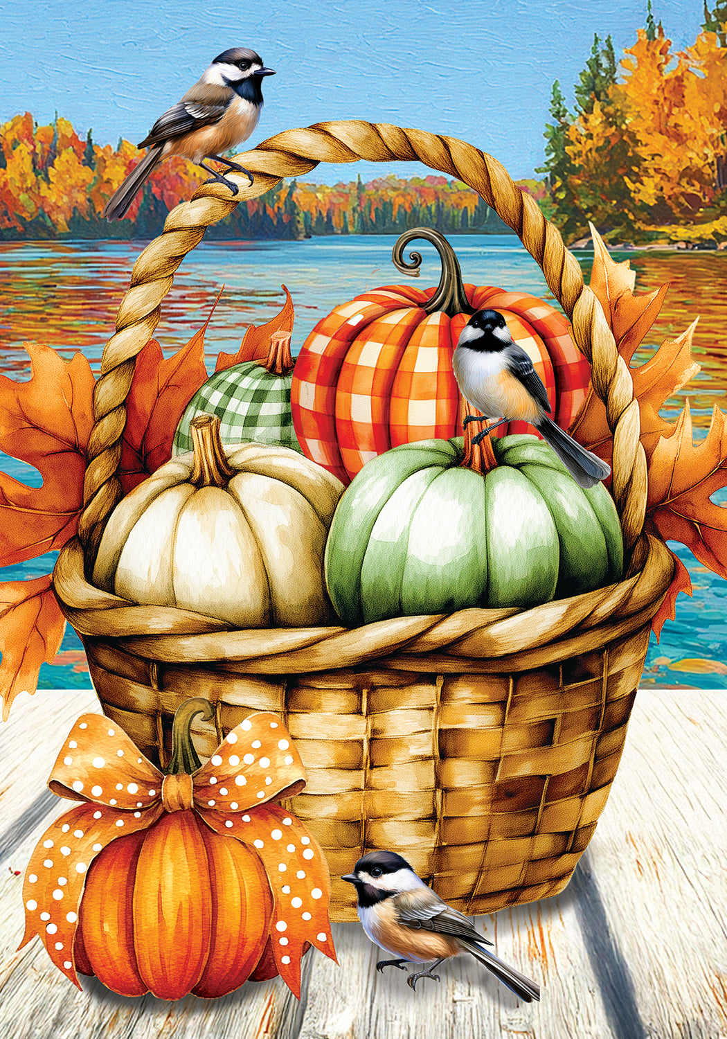 Dock Basket-Flag