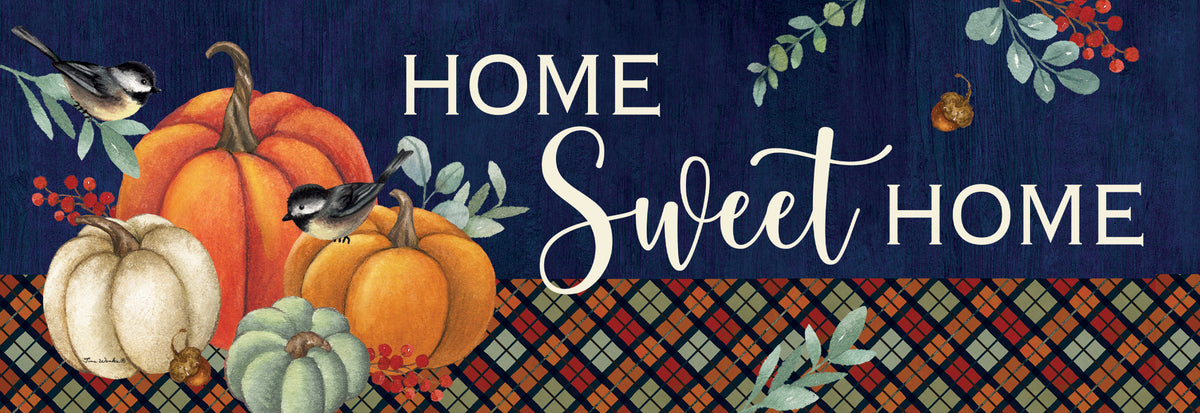 Pumpkin Home-Signature Sign