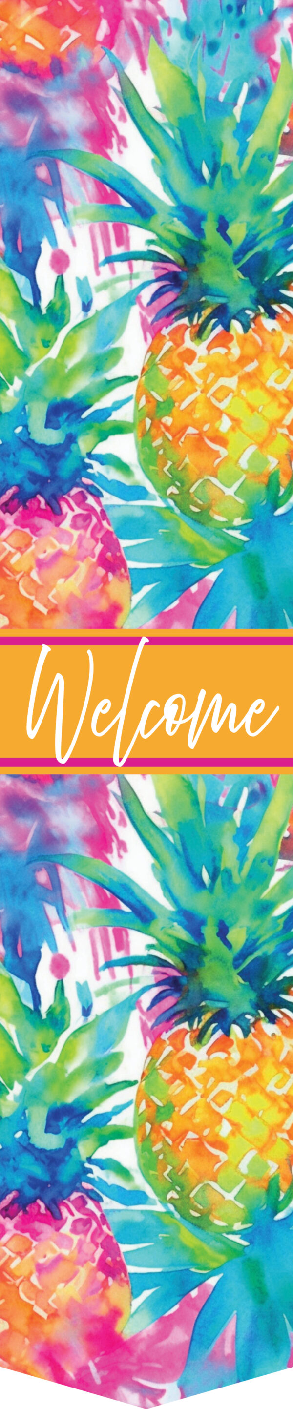 Watercolor Pineapples-Door Expression