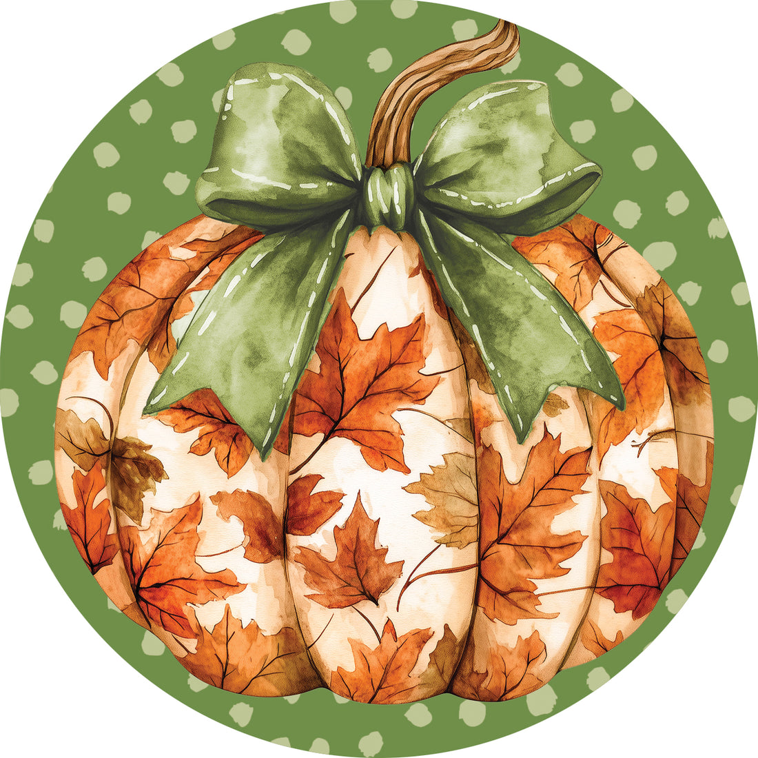 Orange &amp; Green Stack-Accent Magnet