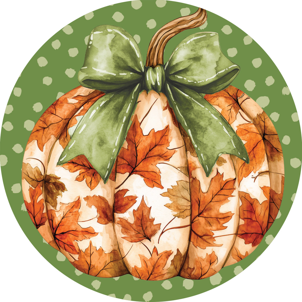 Orange &amp; Green Stack-Accent Magnet