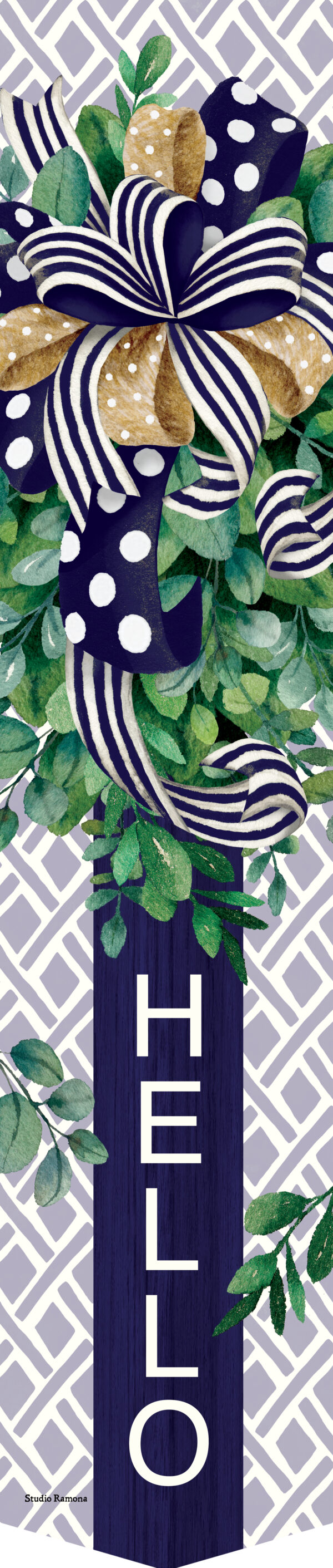 Eucalyptus on Navy-Door Expression