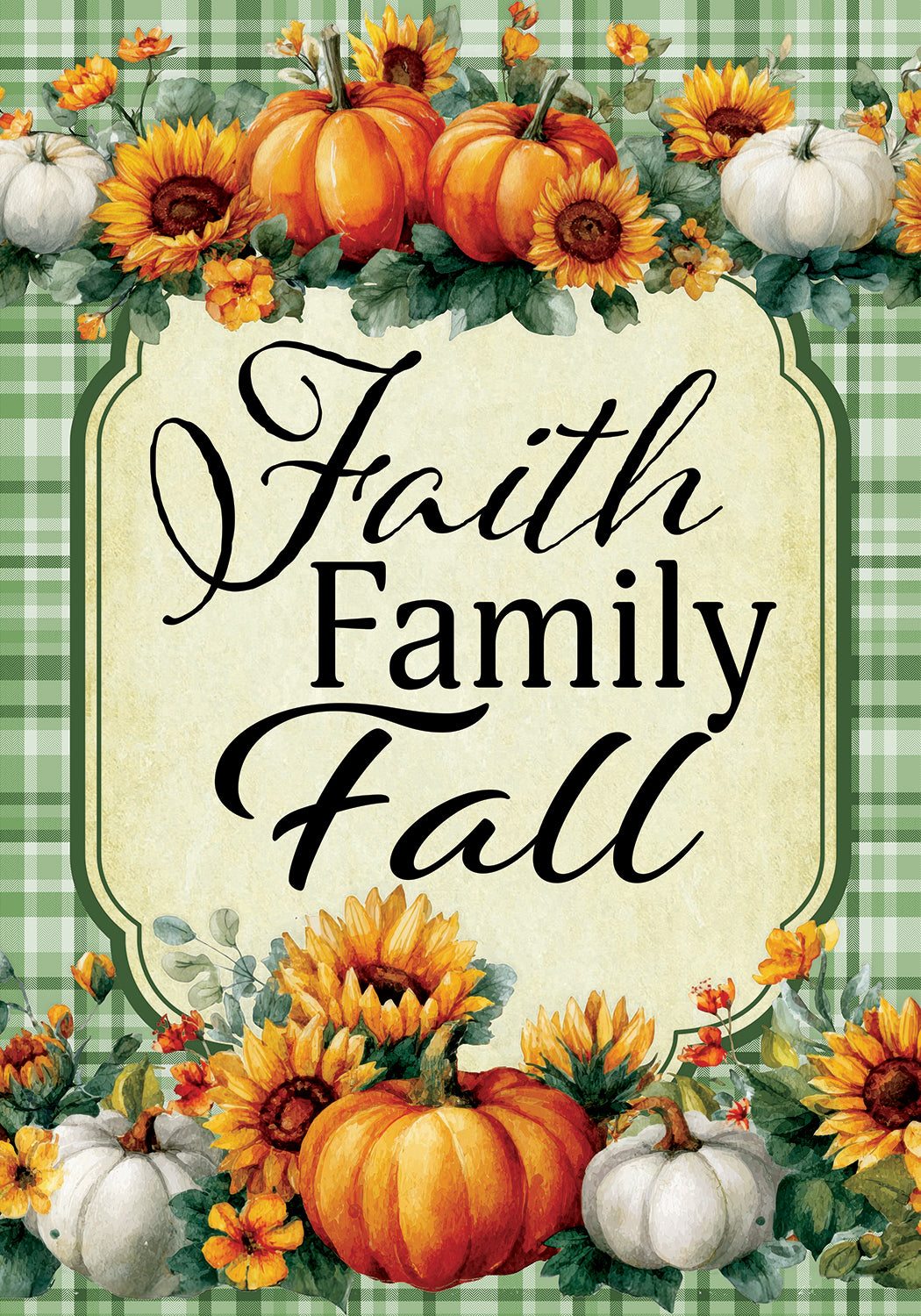 Faith Family Fall-Flag