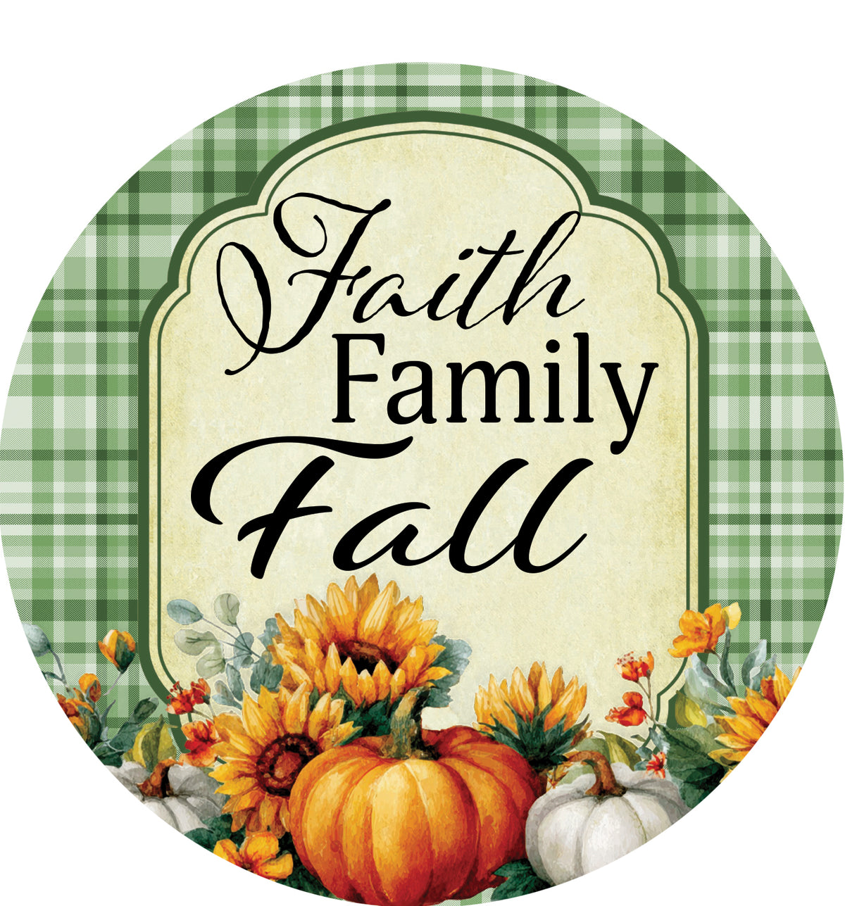 Faith Family Fall-Stepping Stone