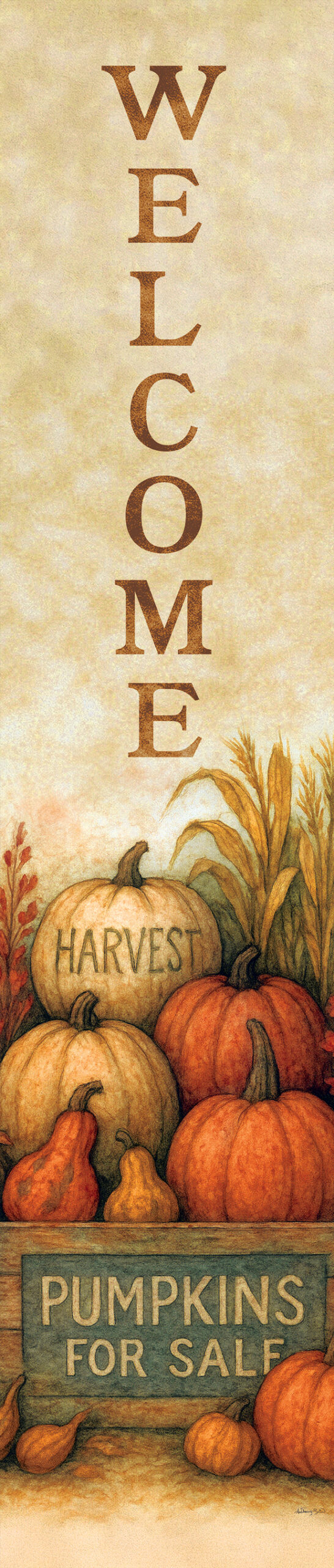 Rustic Pumpkins-Yard Expression