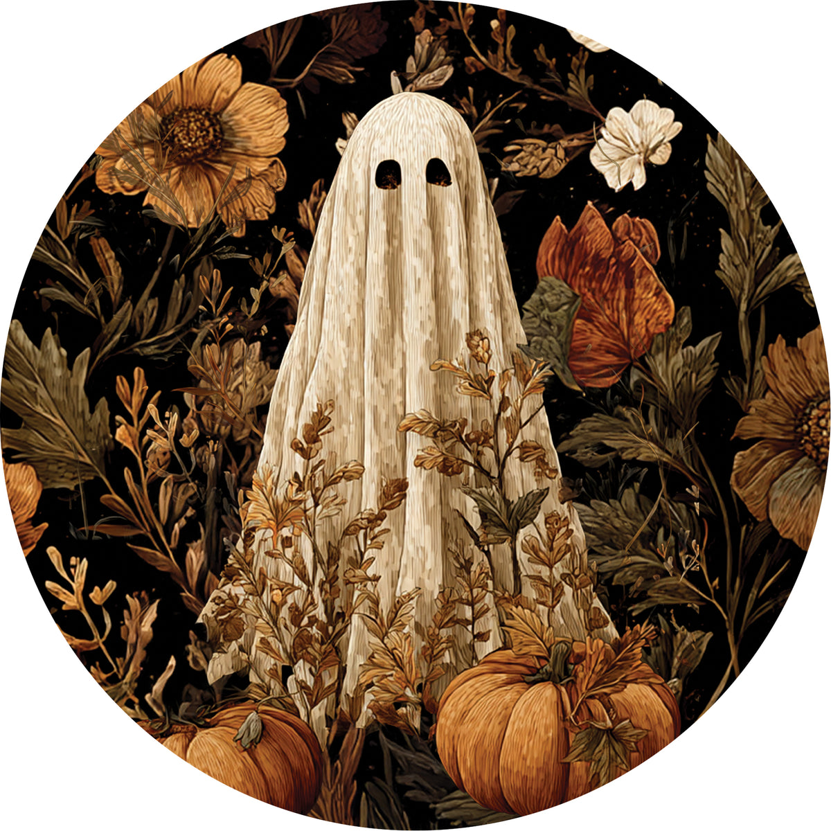 Vintage Ghost-Accent Magnet