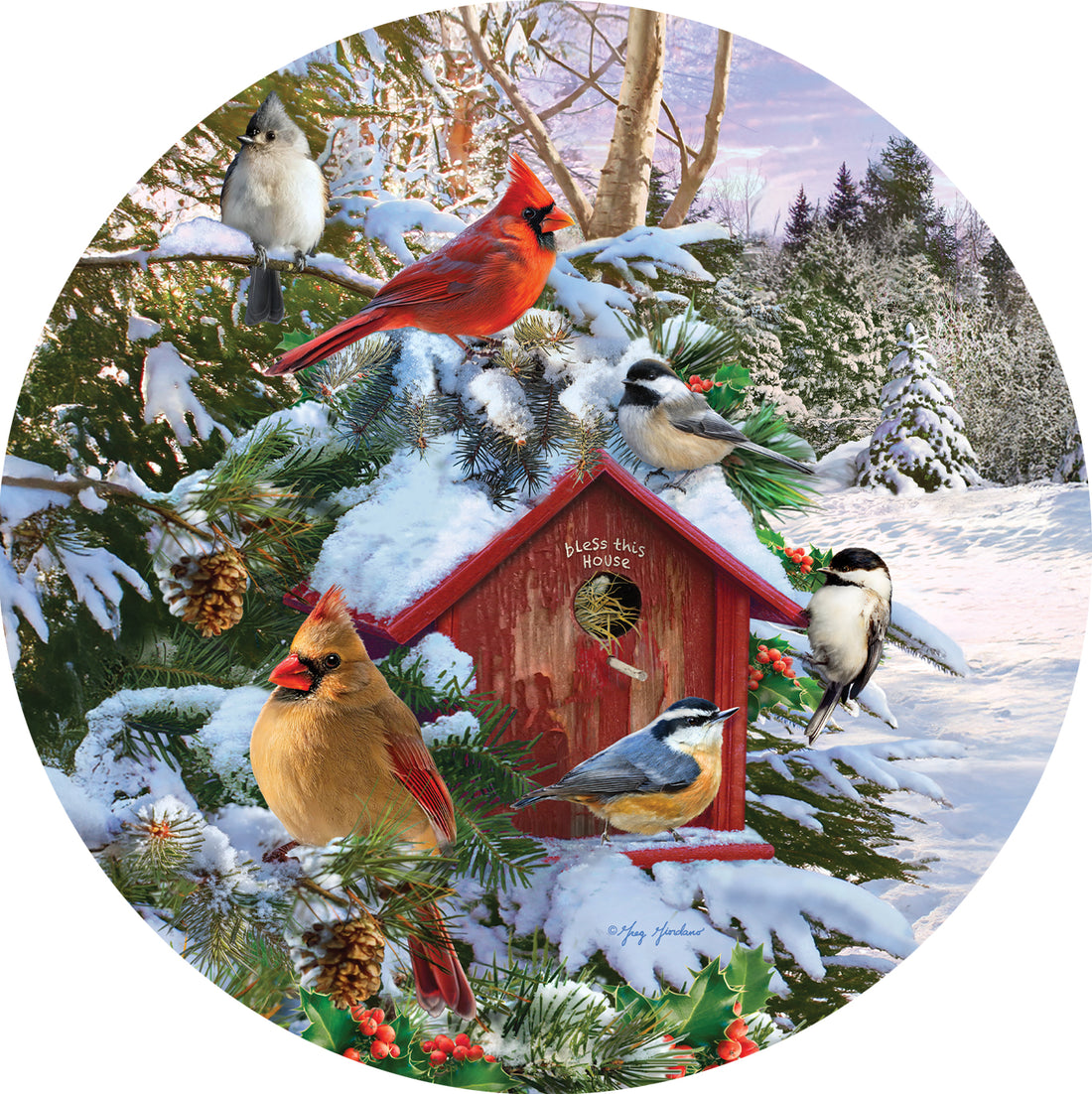 Cardinal Ornament-Accent Magnet