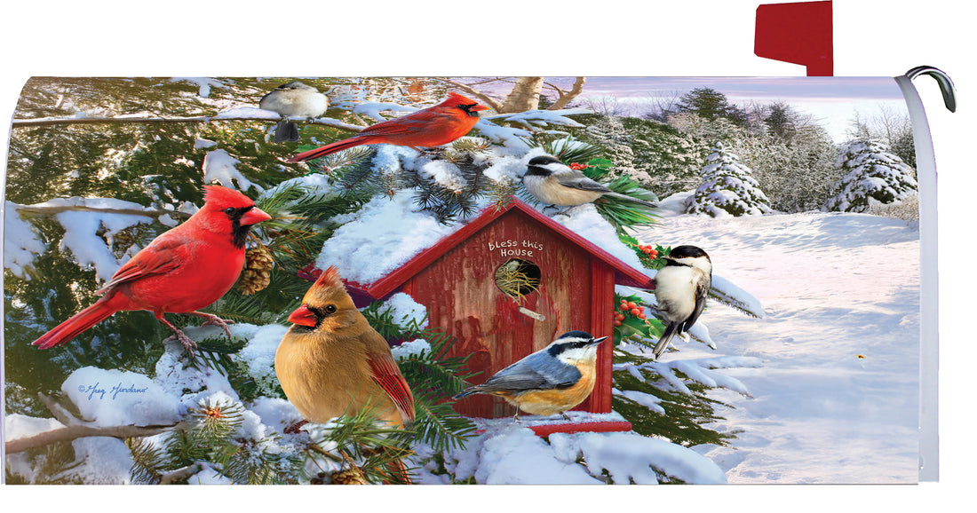 Cardinal Ornament-Mailbox Makeover
