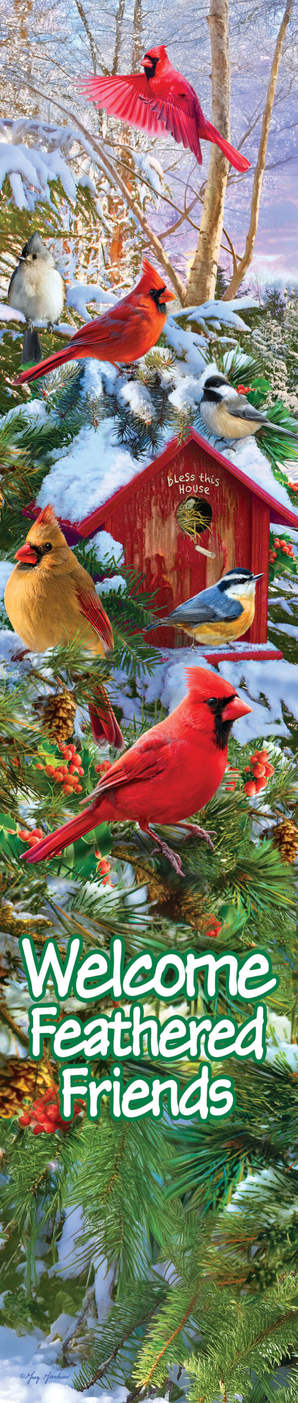 Cardinal Ornament-Yard Expression