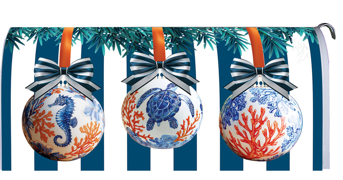 Oyster Crab Wreath-Mailbox Makeover