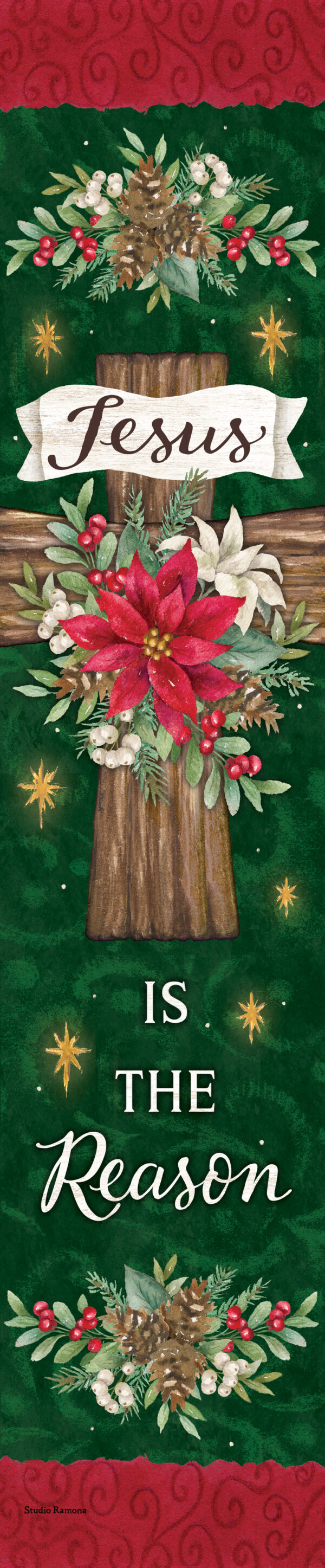 Poinsettia Cross-Yard Expression