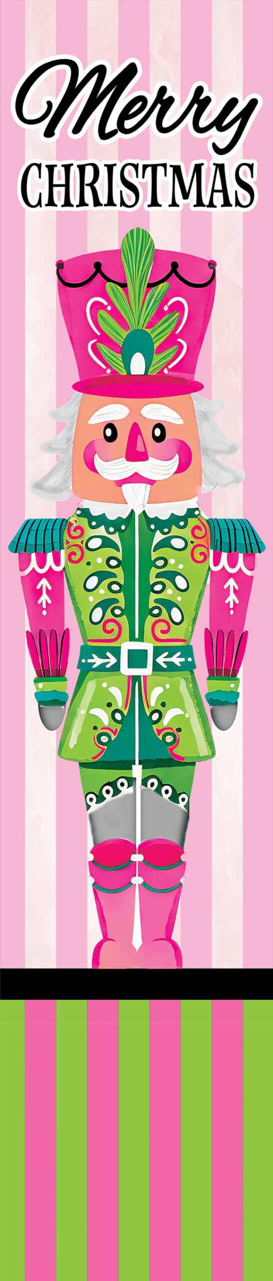 Pink-Green Nutcrackers-Yard Expression