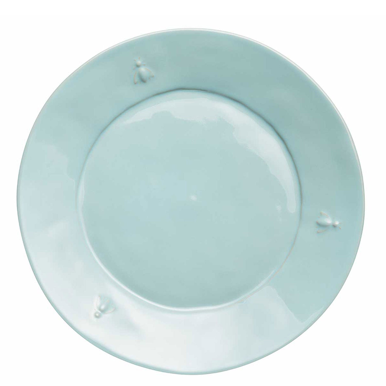 Bee Ceramic Dinner Plates — Set of 4