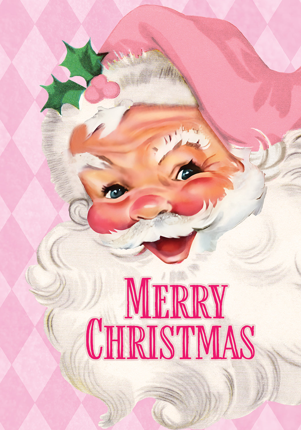 Pink Santa-Flag