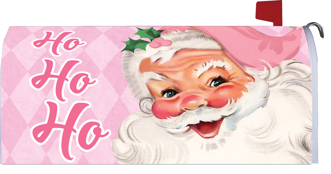 Pink Santa-Mailbox Makeover